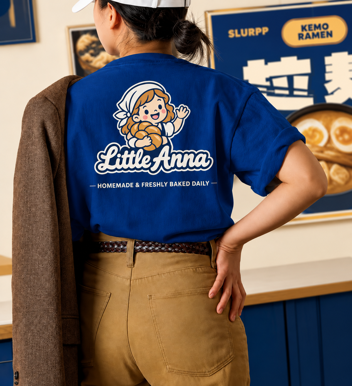 Little Anna mascot illustration
